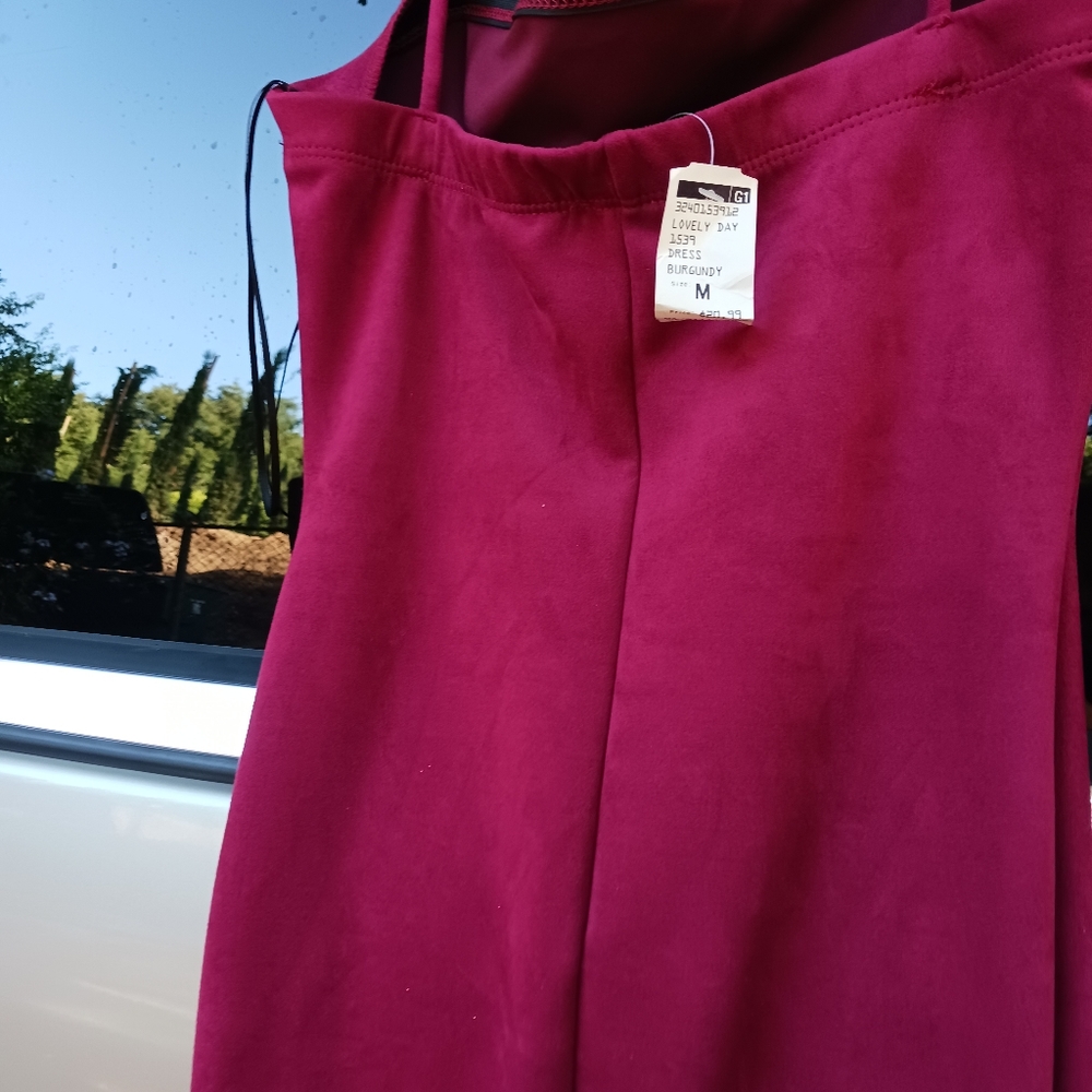 Wine dress